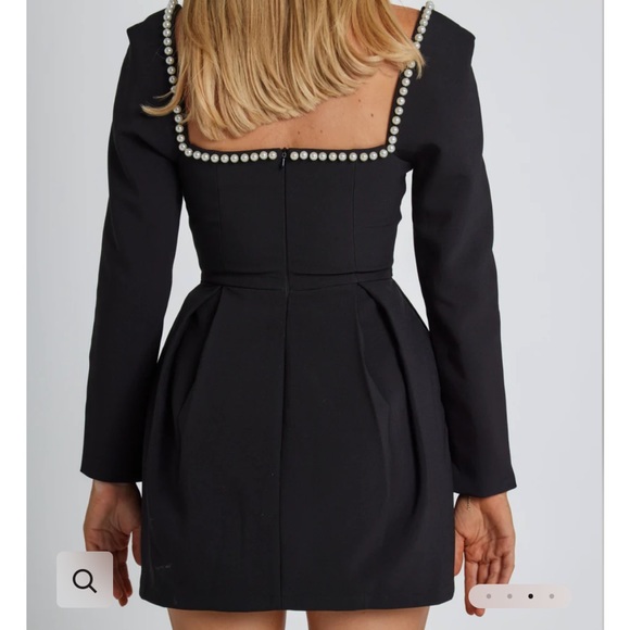 Odd Muse The Ultimate Muse Pearl Dress | Black - Picture 4 of 8